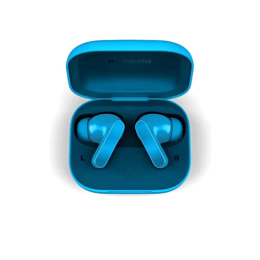 Motorola Moto Buds Bass Bluetooth Headset Blue Jewel