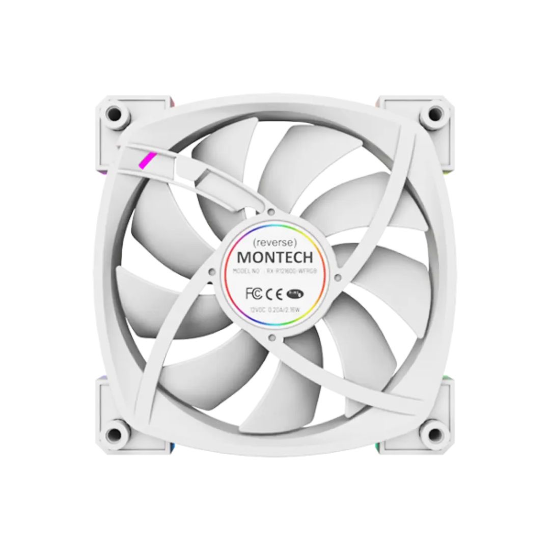 Montech RX120 PWM 3 in 1 Pack White