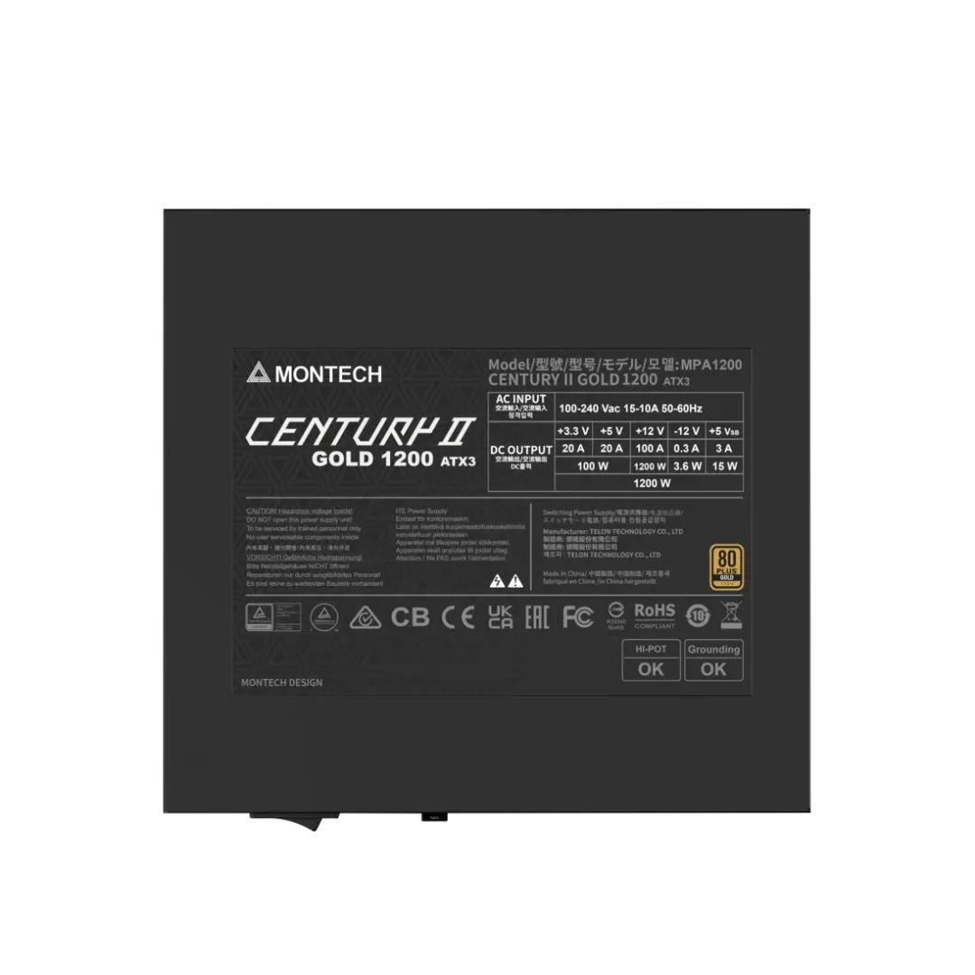 Montech 1200W 80+ Gold Century II