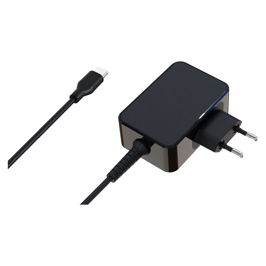 LC Power LC-NB-GAN-45-C 5-20V / 3A 45W Type-C univerzális hálózati notebook töltő
