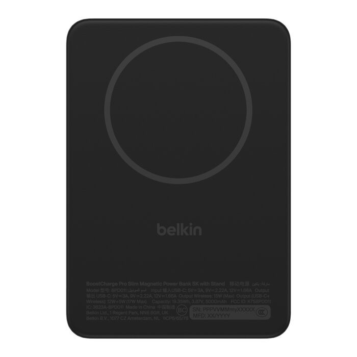 Belkin BoostCharge Slim 5000mAh PowerBank Black