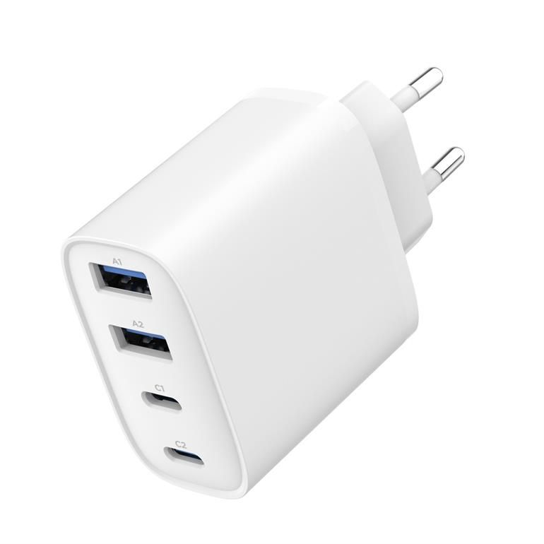 Gembird 4-port 40W GaN USB PowerDelivery fast charger White