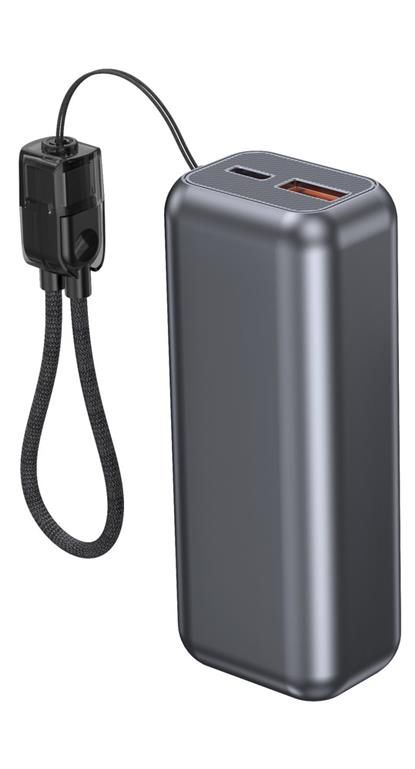 Gembird PB10-PD20-LCD-02 10000mAh PowerBank Space Grey