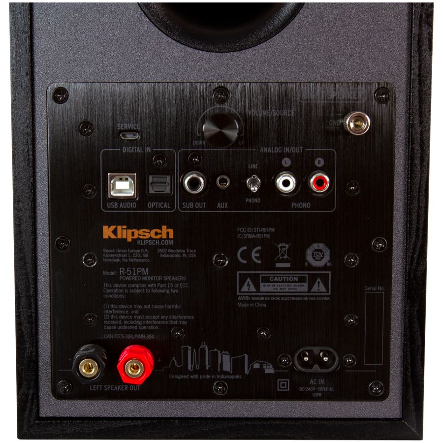 Klipsch Reference R-51PM Bluetooth Speakers Black