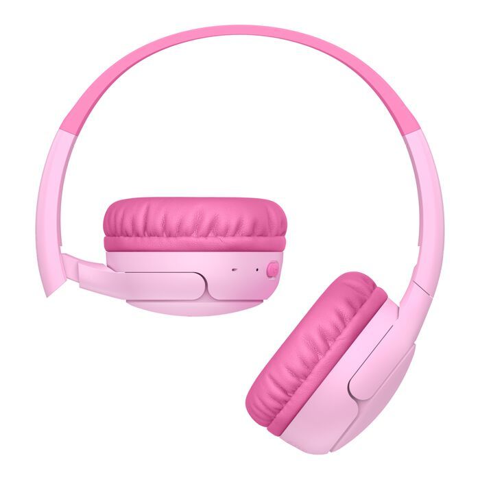 Belkin SoundForm Mini 2 Bluetooth Headset for Kids with Case Pink