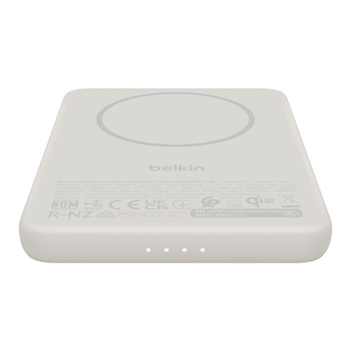 Belkin BoostCharge Slim Magnetic 5000mAh PowerBank Sand