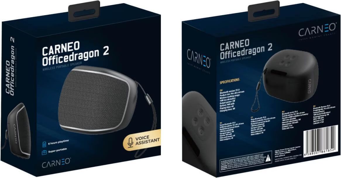 Carneo Officedragon 2 Bluetooth Speaker Black