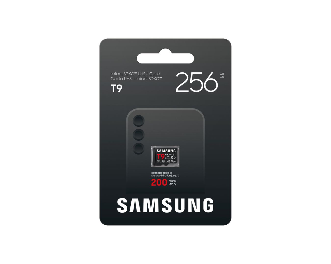 Samsung 256GB microSDXC T9 Class10 U3 V30 A2 adapter nélkül