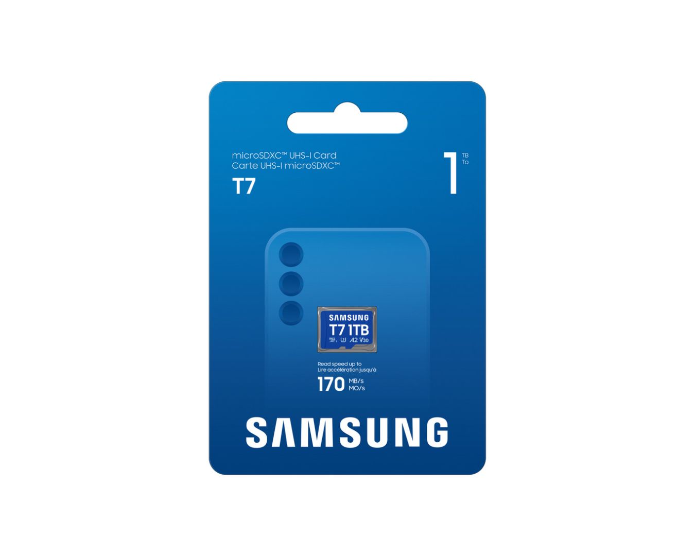 Samsung 1TB microSDXC T7 Class10 U3 V30 A2 adapter nélkül