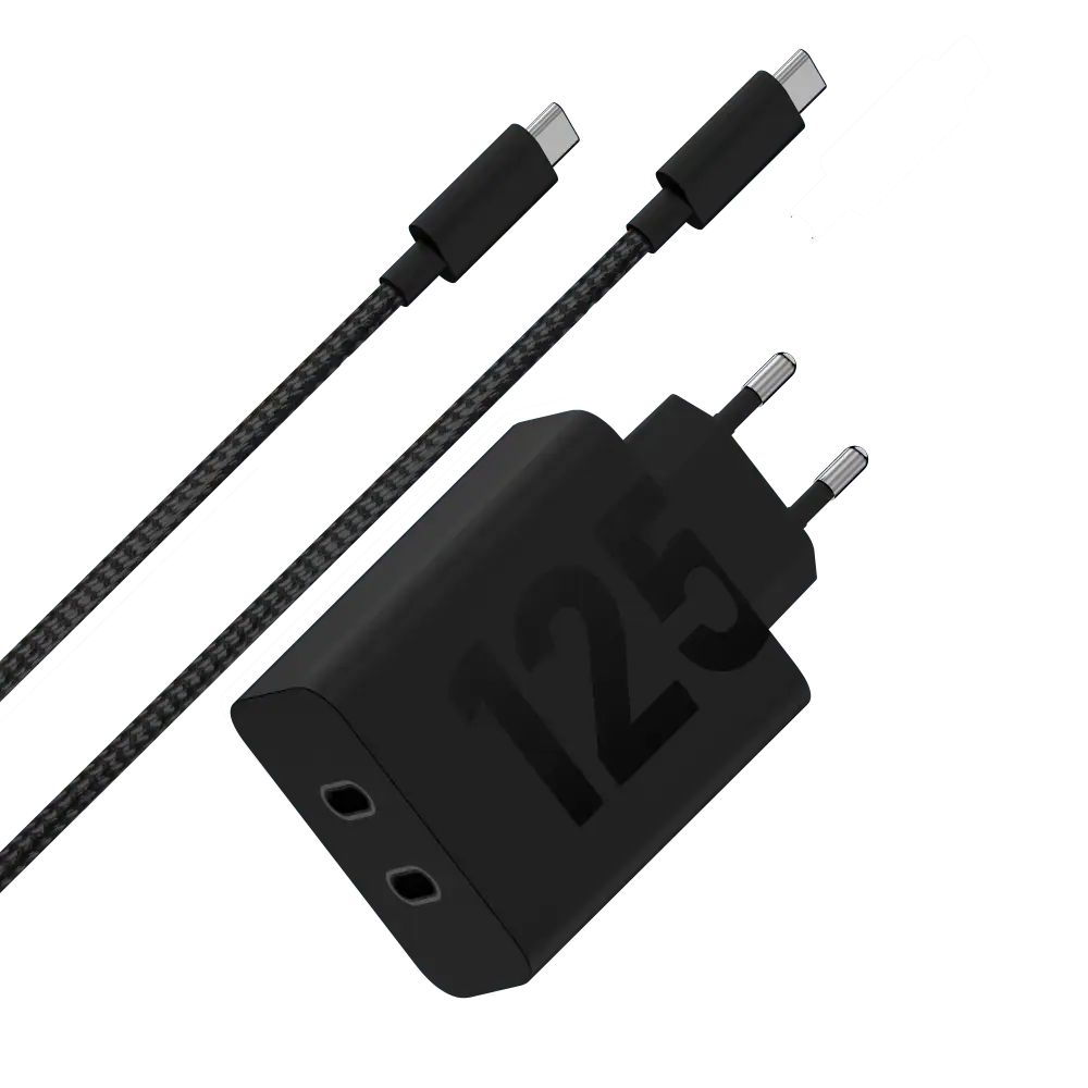 Motorola TurboPower 125W Duo charger Black