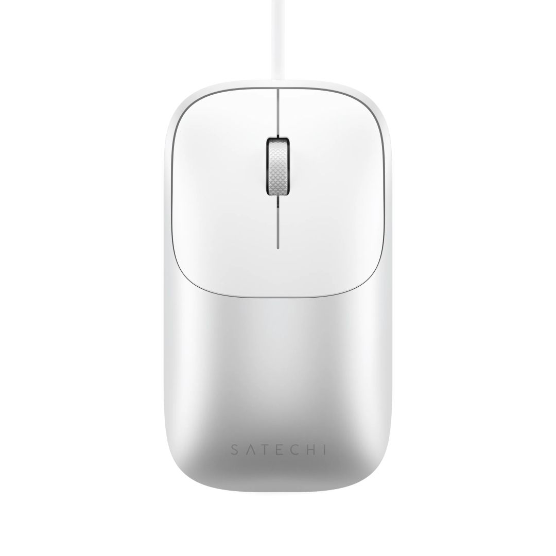 Satechi Slim LX Wired Mouse Silver