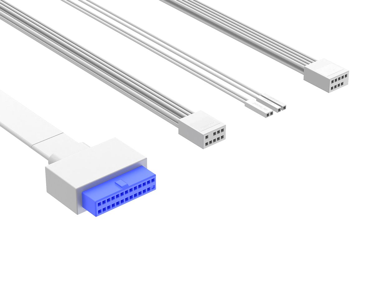 ID-COOLING VIEW 500 Tempered Glass White