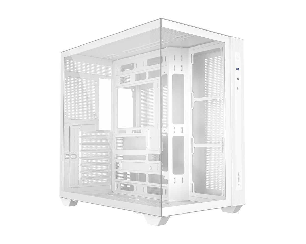 ID-COOLING VIEW 510 WH Tempered Glass White
