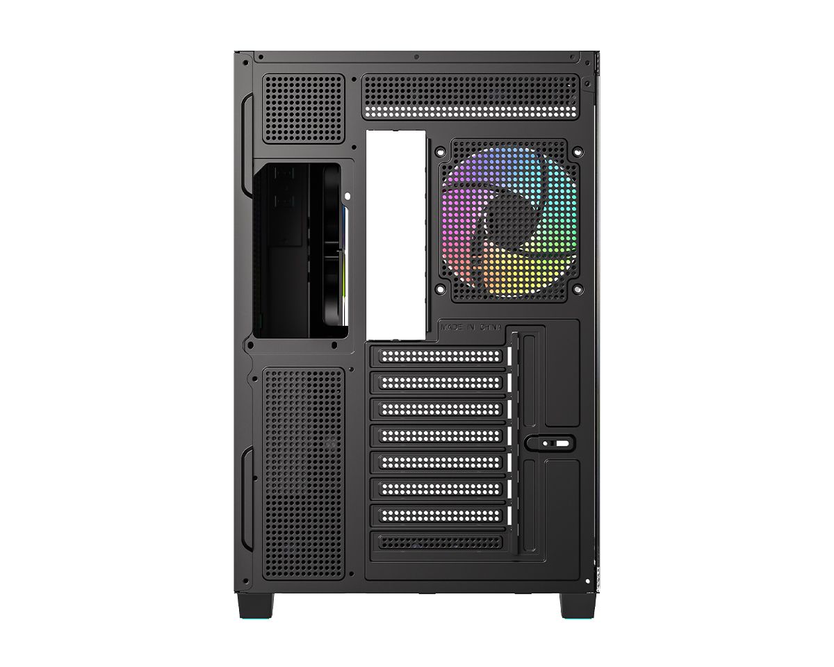 ID-COOLING VIEW 510 ARGB Tempered Glass Black