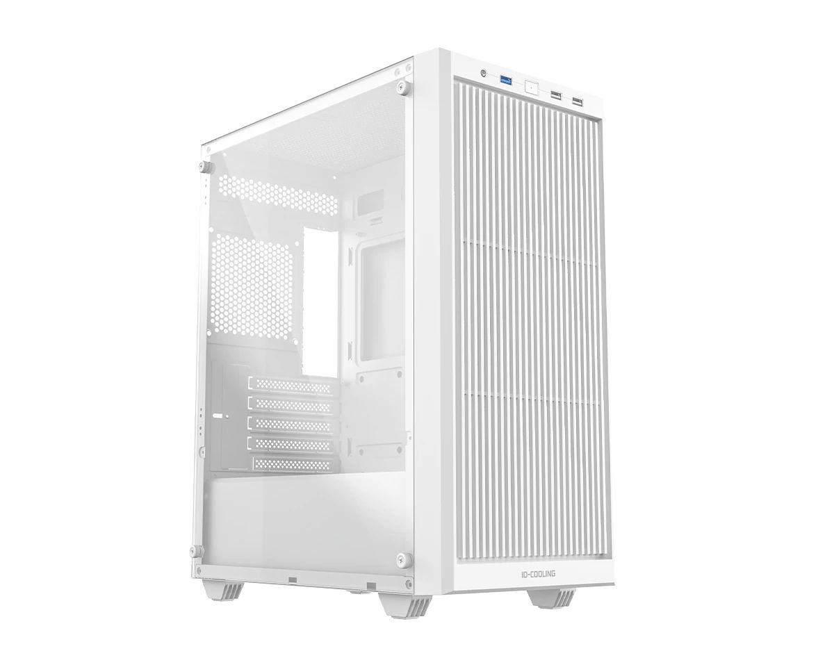 ID-COOLING WARE 300 WH Tempered Glass White