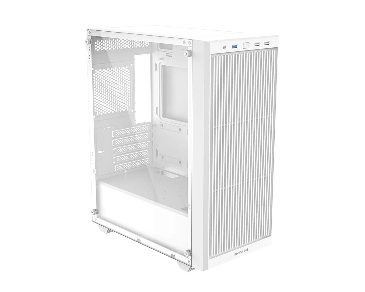 ID-COOLING WARE 300 WH Tempered Glass White