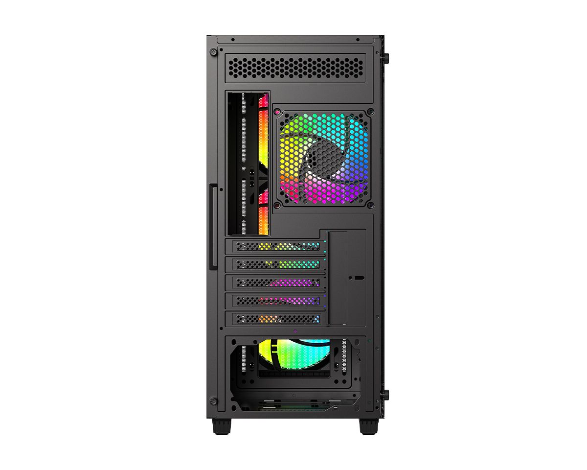 ID-COOLING WARE 300 ARGB Tempered Glass Black