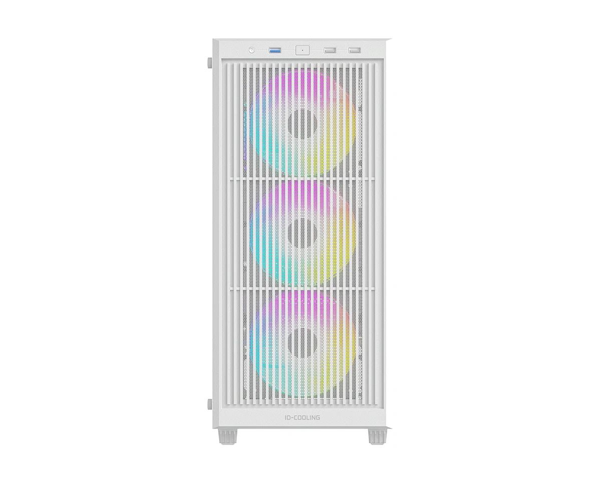 ID-COOLING WARE 300 ARGB WH Tempered Glass White