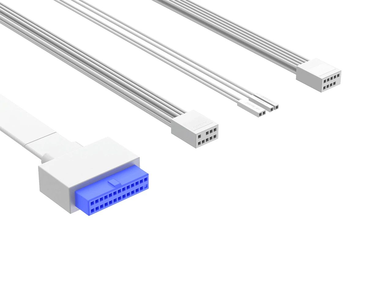 ID-COOLING WARE 300 ARGB WH Tempered Glass White