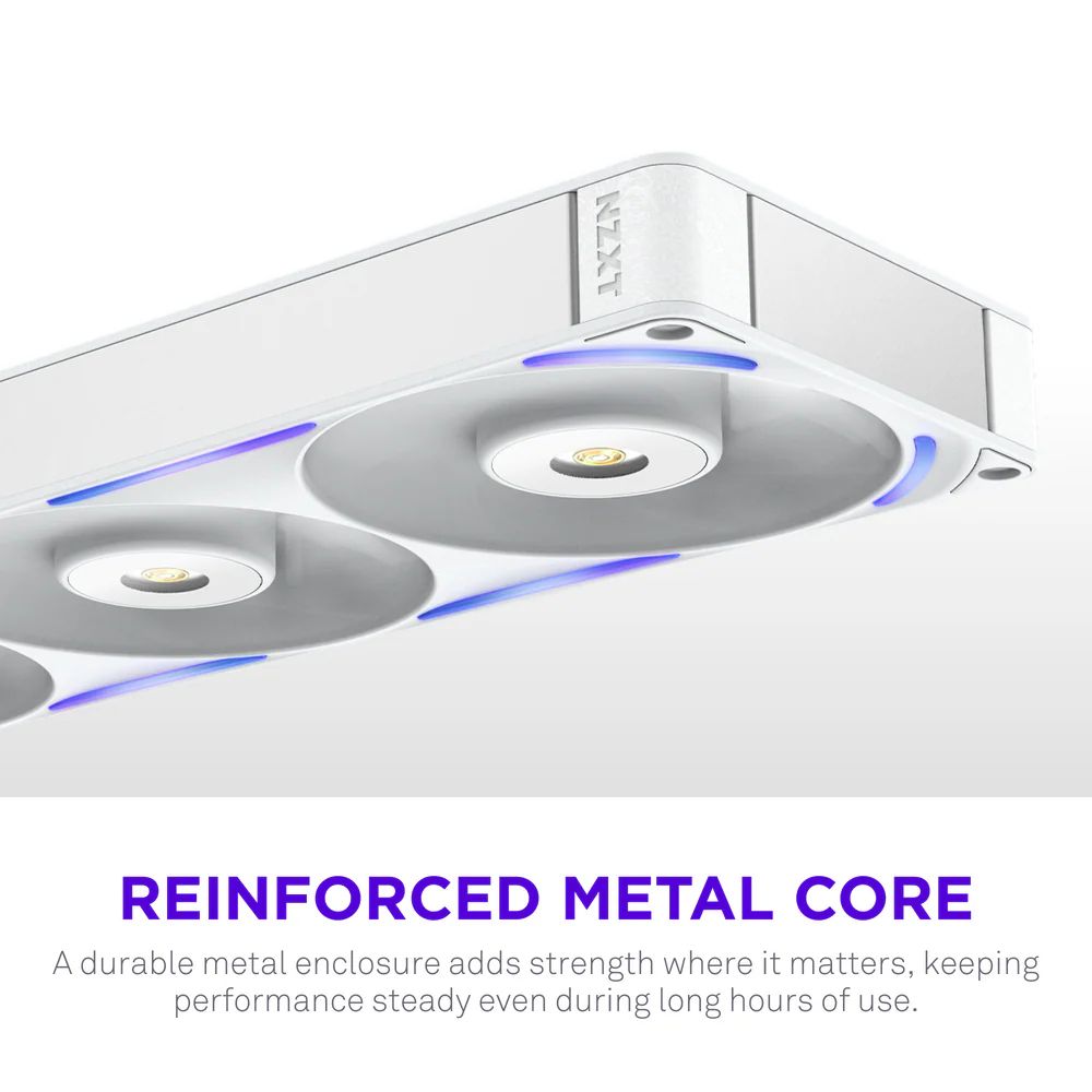 NZXT F360X 360mm Performance RGB Single-Frame Fan White