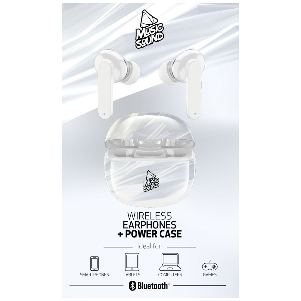 MUSICSOUND TWS In Ear Headset White