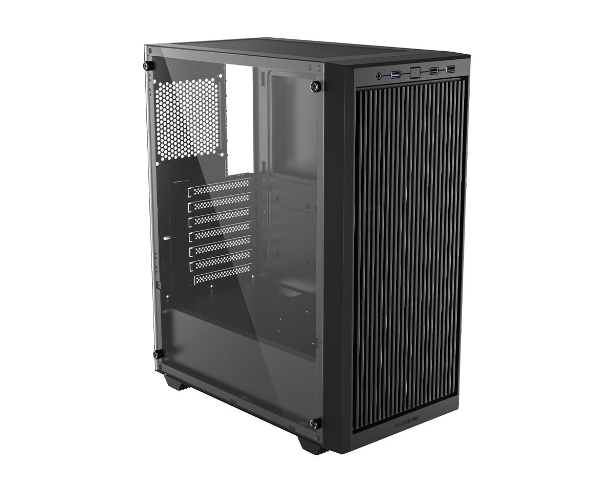 ID-COOLING WARE 310 Tempered Glass Black