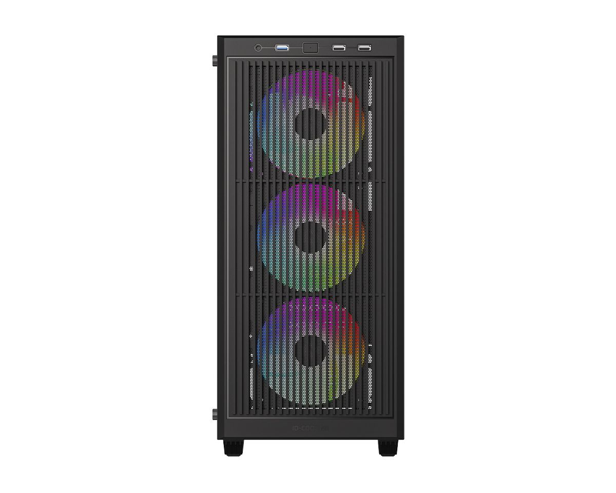 ID-COOLING WARE 310 ARGB Tempered Glass Black