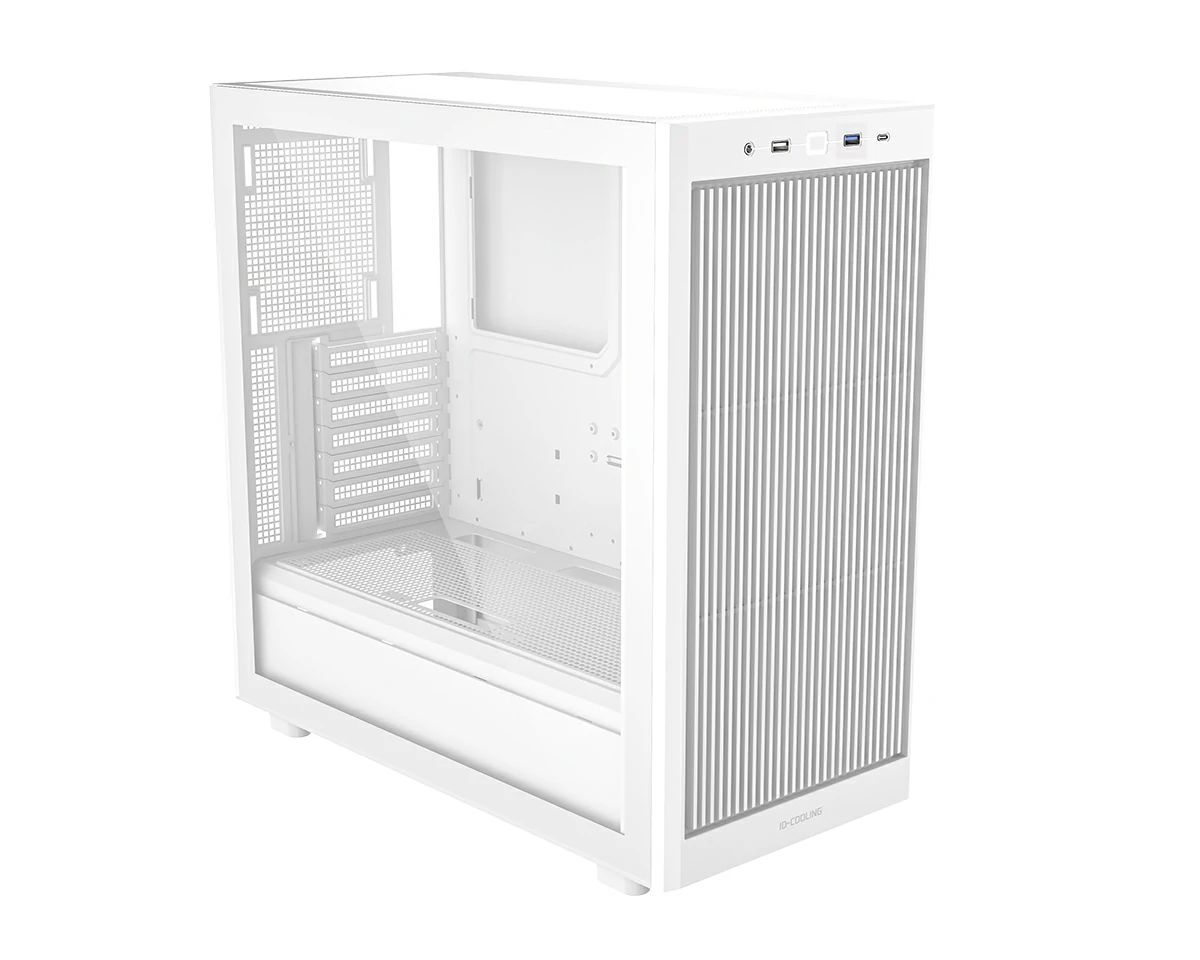 ID-COOLING WARE 510 WH Tempered Glass White