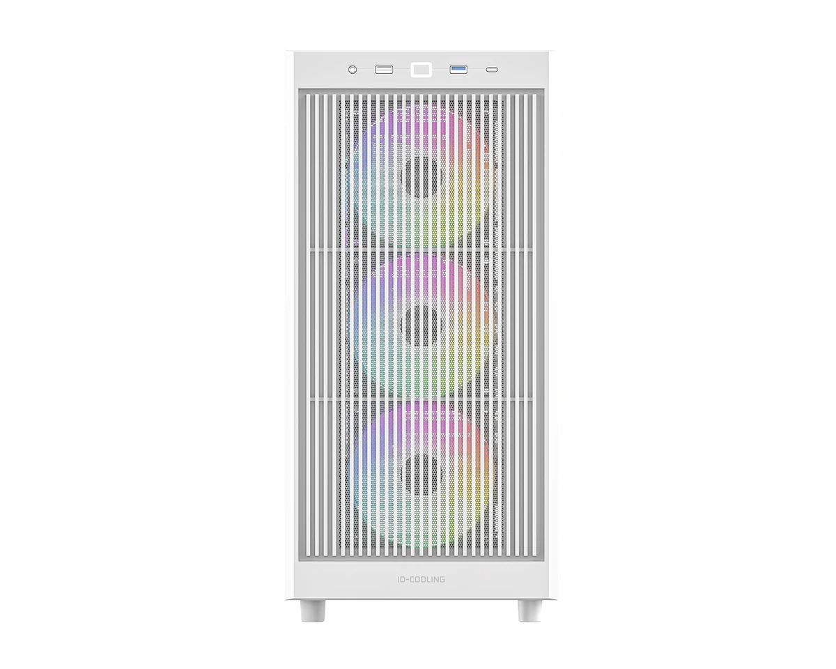 ID-COOLING WARE 510 ARGB WH Tempered Glass White