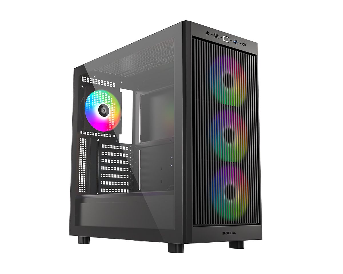 ID-COOLING WARE 510 ARGB Tempered Glass Black