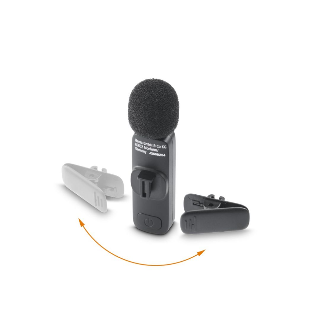 Hama Smart Wireless Microphone Black