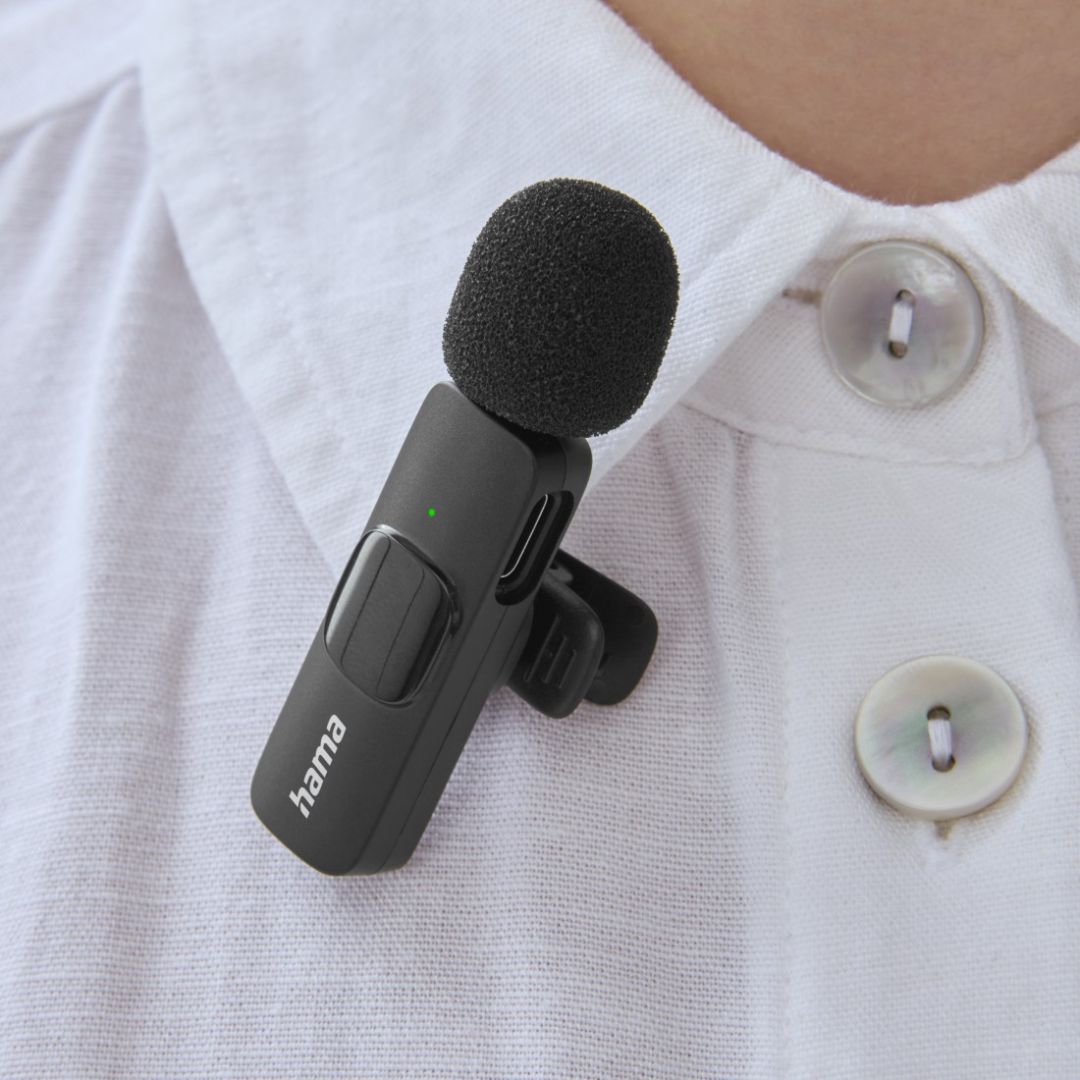 Hama Smart Wireless Microphone Black