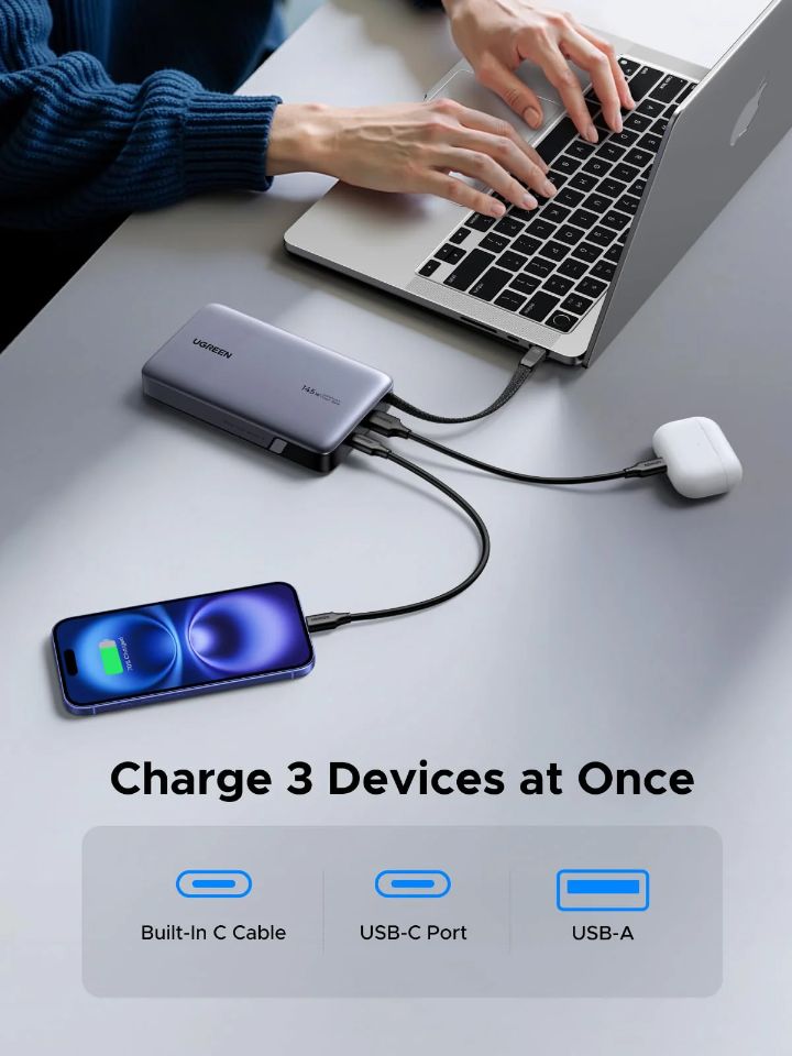 UGREEN PB551 20000mAh PowerBank Grey