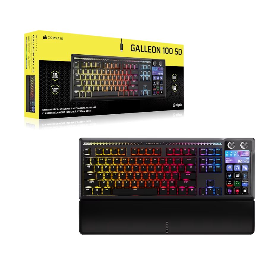 Corsair Galleon 100 SD Stream Deck-Integrated Mechanical Keyboard Black US