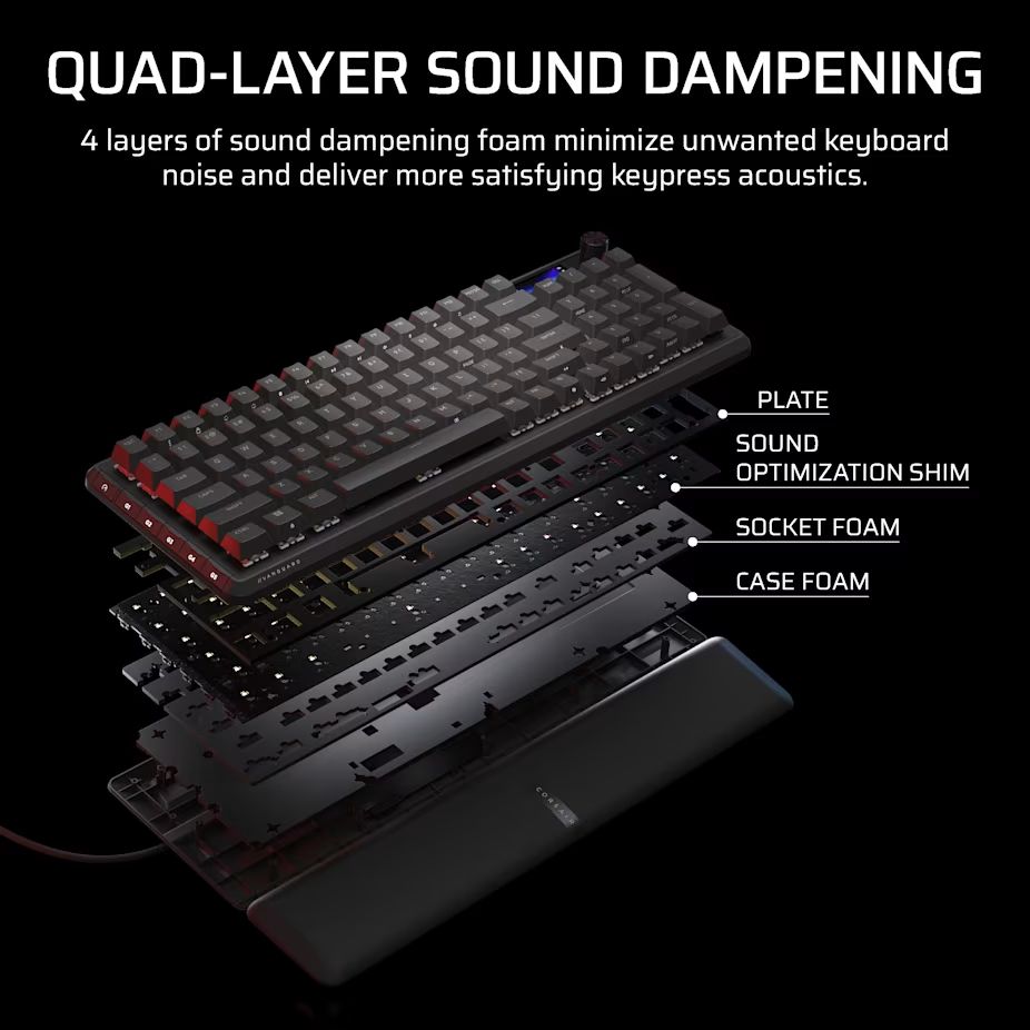 Corsair Vanguard 96 Wireless Mechanical Gaming Keyboard Black US