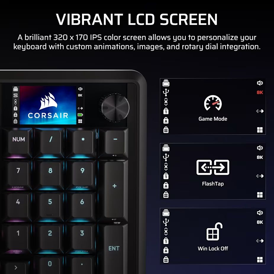 Corsair Vanguard 96 Wireless Mechanical Gaming Keyboard Black US