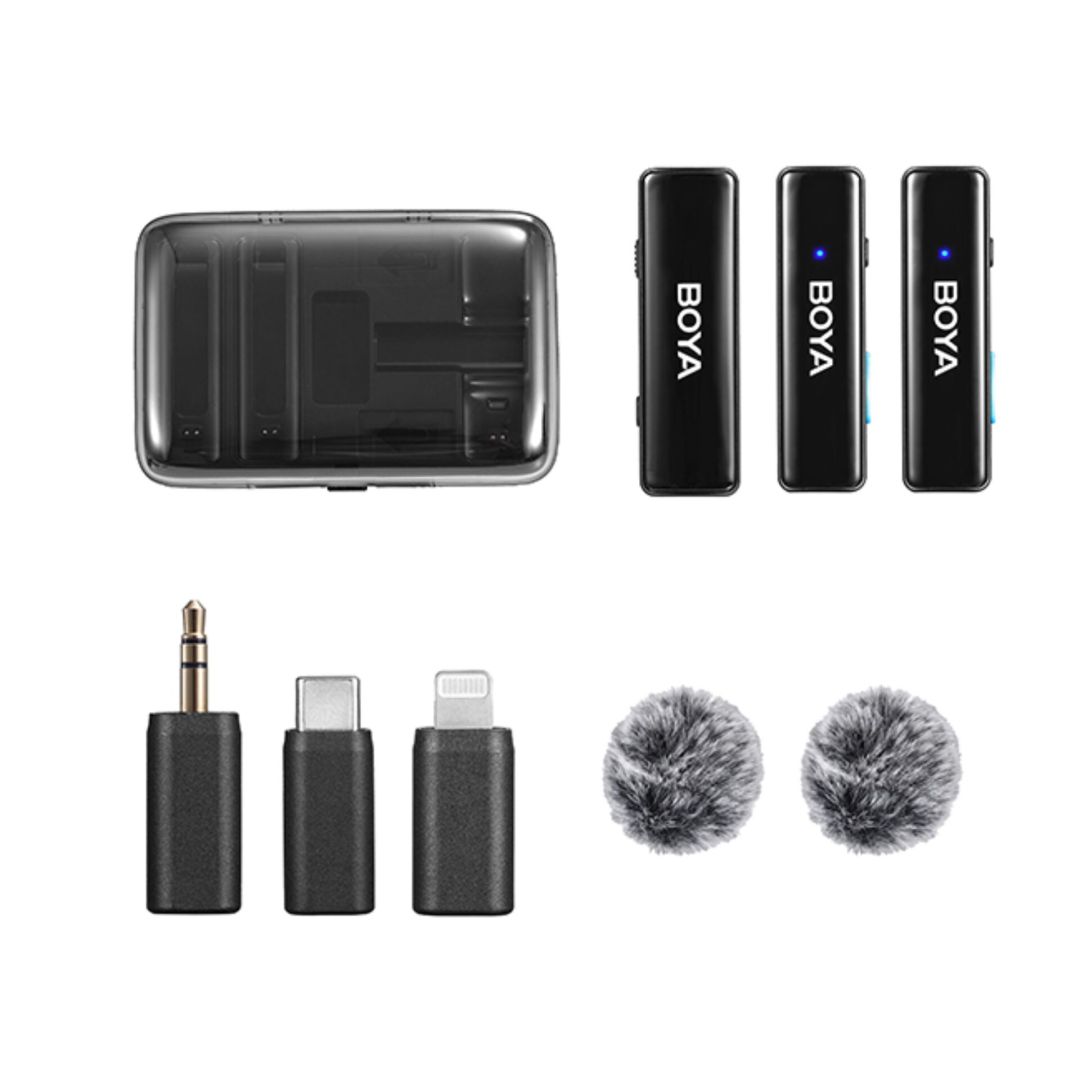 BOYA Boyalink 2TX + 3RX Wireless microphone Black
