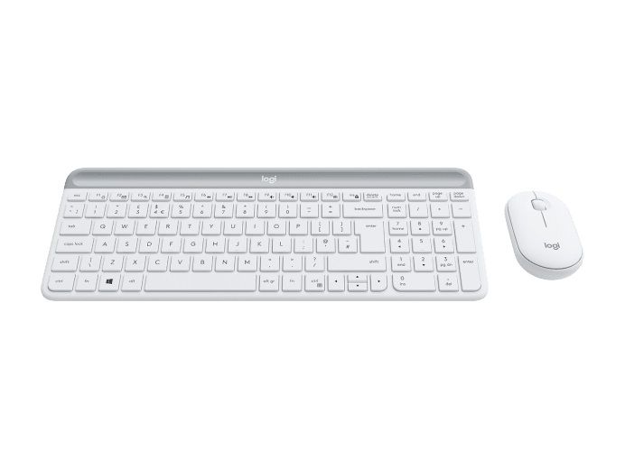 Logitech MK470 Slim Wireless Keyboard and Mouse Combo Off-white UK