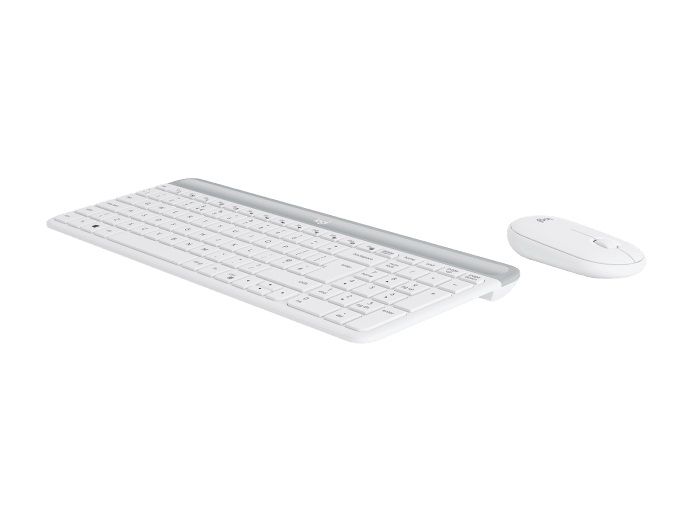 Logitech MK470 Slim Wireless Keyboard and Mouse Combo Off-white UK
