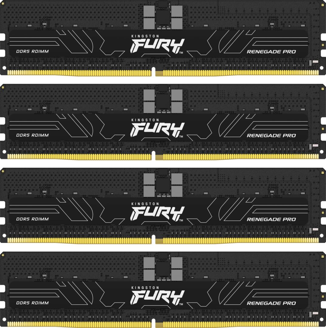 Kingston 128GB DDR5 4800MHz Kit(4x32GB) Fury Renegade Pro Black