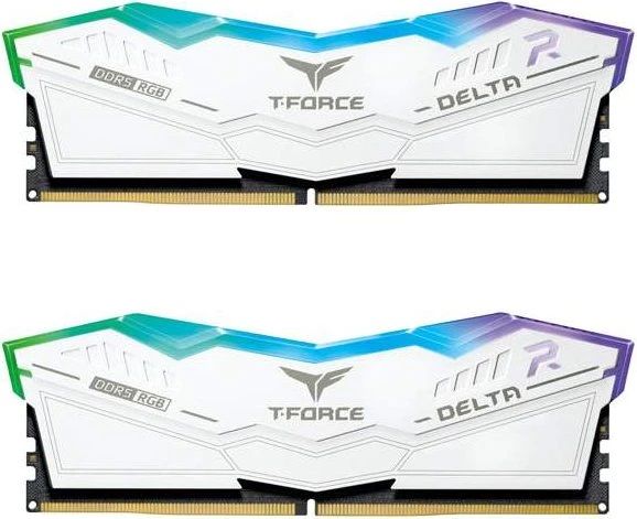 TeamGroup 32GB DDR5 6400MHz Kit(2x16GB) T-Force Delta RGB White