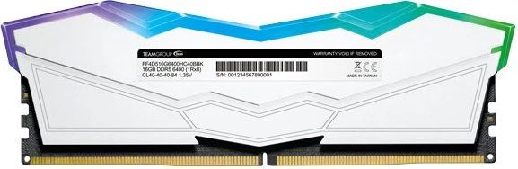 TeamGroup 32GB DDR5 6400MHz Kit(2x16GB) T-Force Delta RGB White