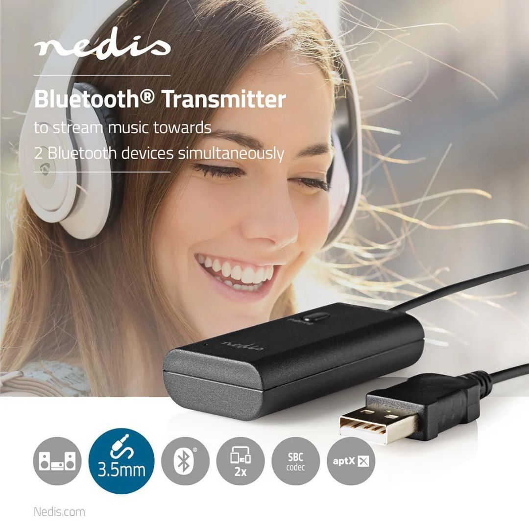 Nedis BTTR100BK Bluetooth Transmitter