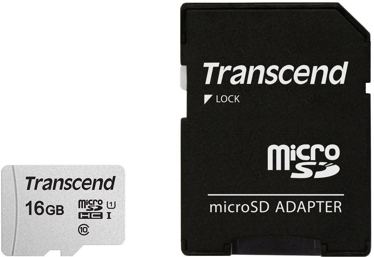 Transcend 16GB microSDXC Class 10 UHS-I U1