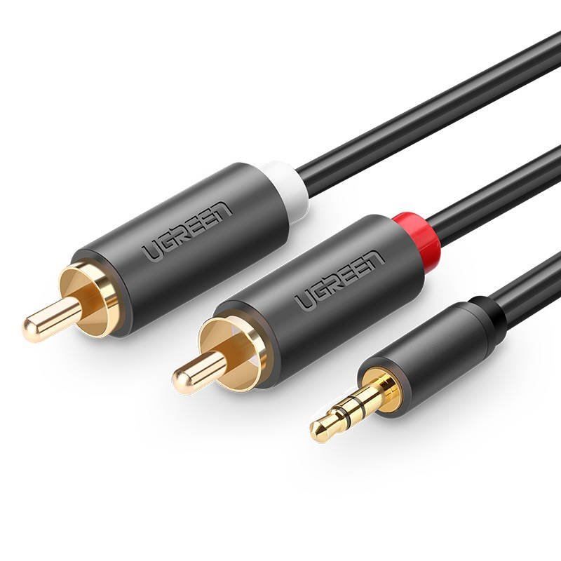 UGREEN 2xRCA to 3,5mm jack male/male cable 5m Black
