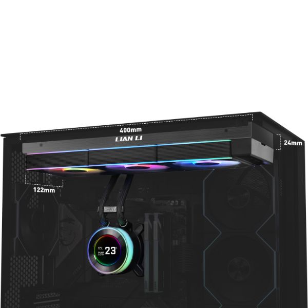 Lian Li HydroShift II LCD-C 360TL Black