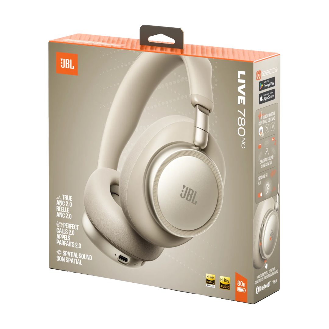 JBL Live 780NC Bluetooth Headset Sand