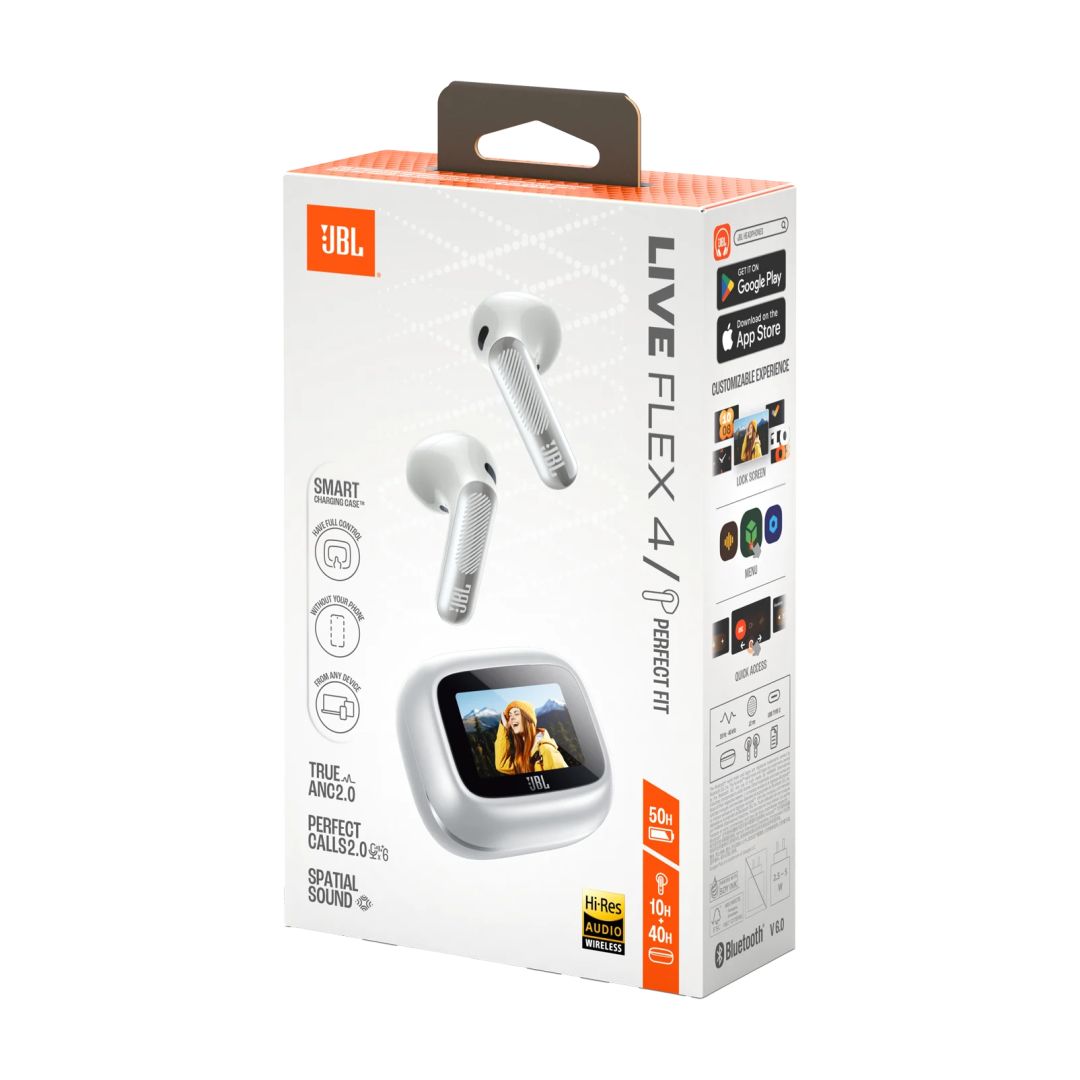 JBL Live Flex 4 Bluetooth Headset Silver
