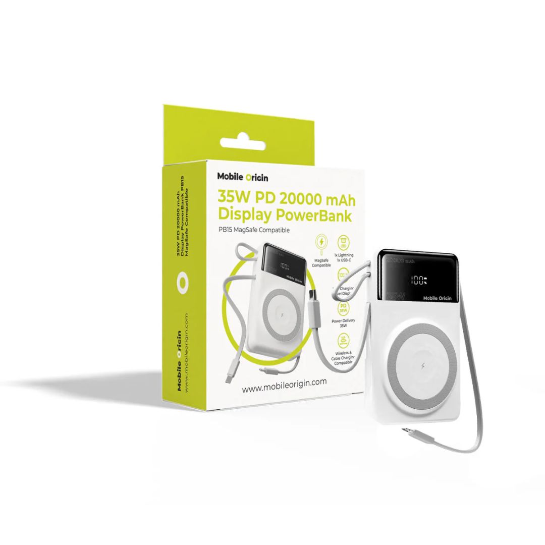 Mobile Origin PB15 20000mAh PowerBank White