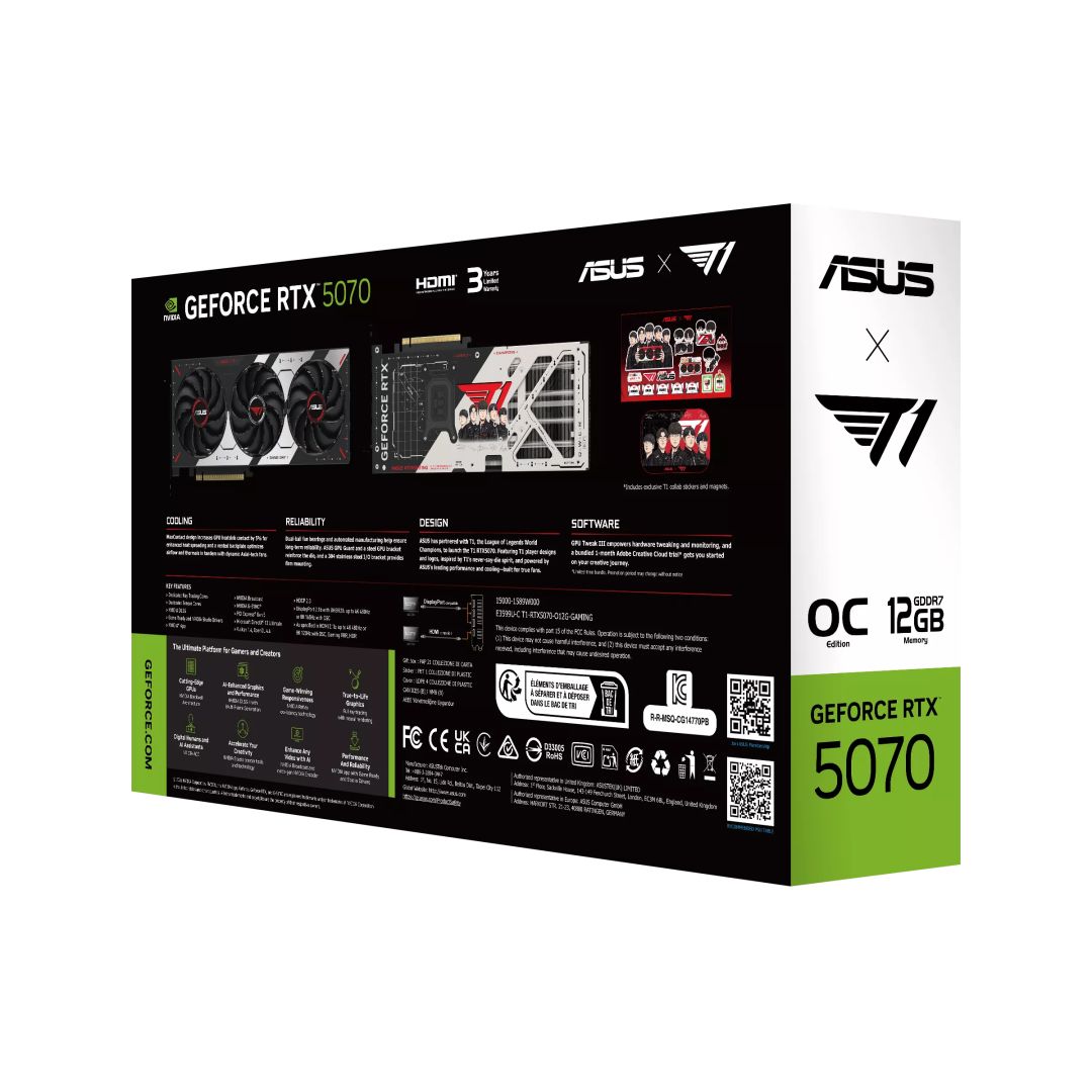 Asus T1-RTX5070-O12G-GAMING